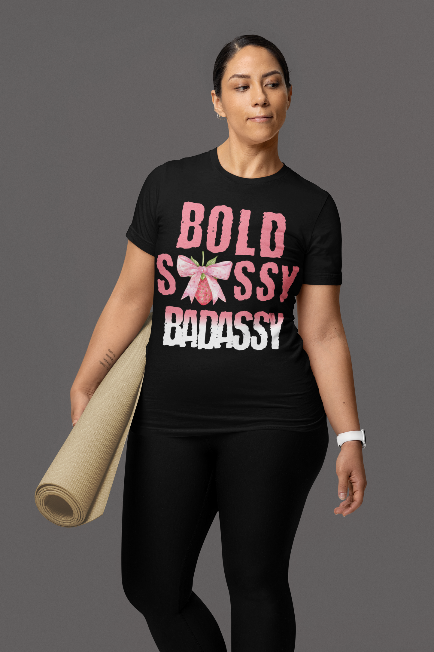 BOLD SASSY BADASSY | ORGANIC COTTON CREWNECK T-SHIRT