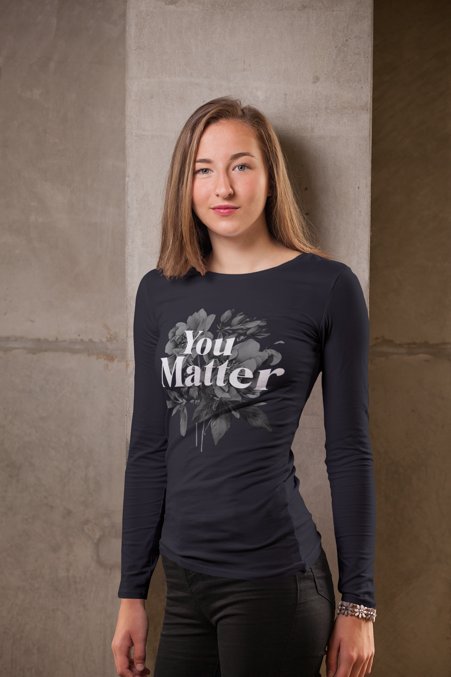 YOU MATTER | PREMIUM COTTON LONG SLEEVE TEES