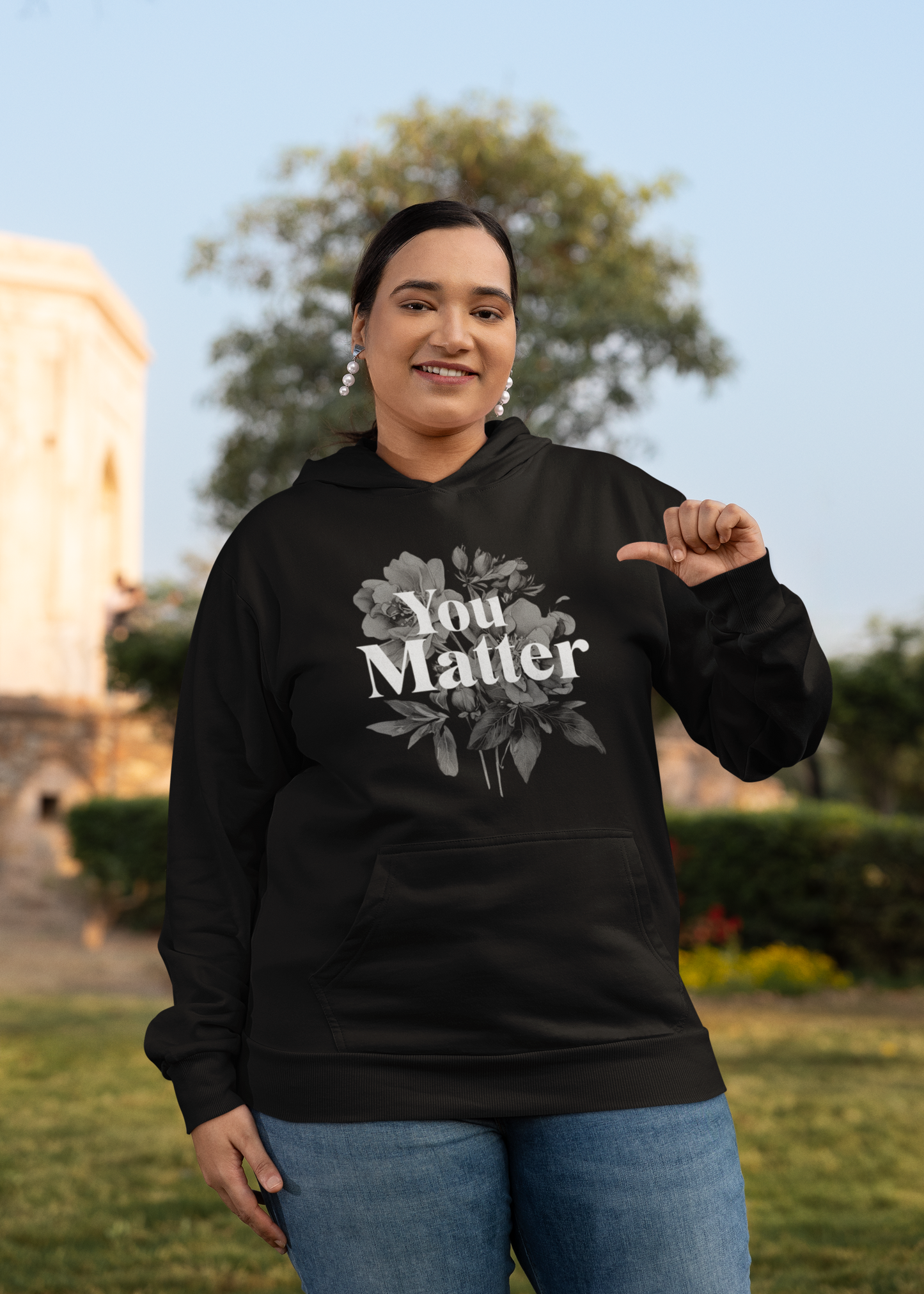YOU MATTER | ORGANIC COTTON HOODIE FOR WOMEN
