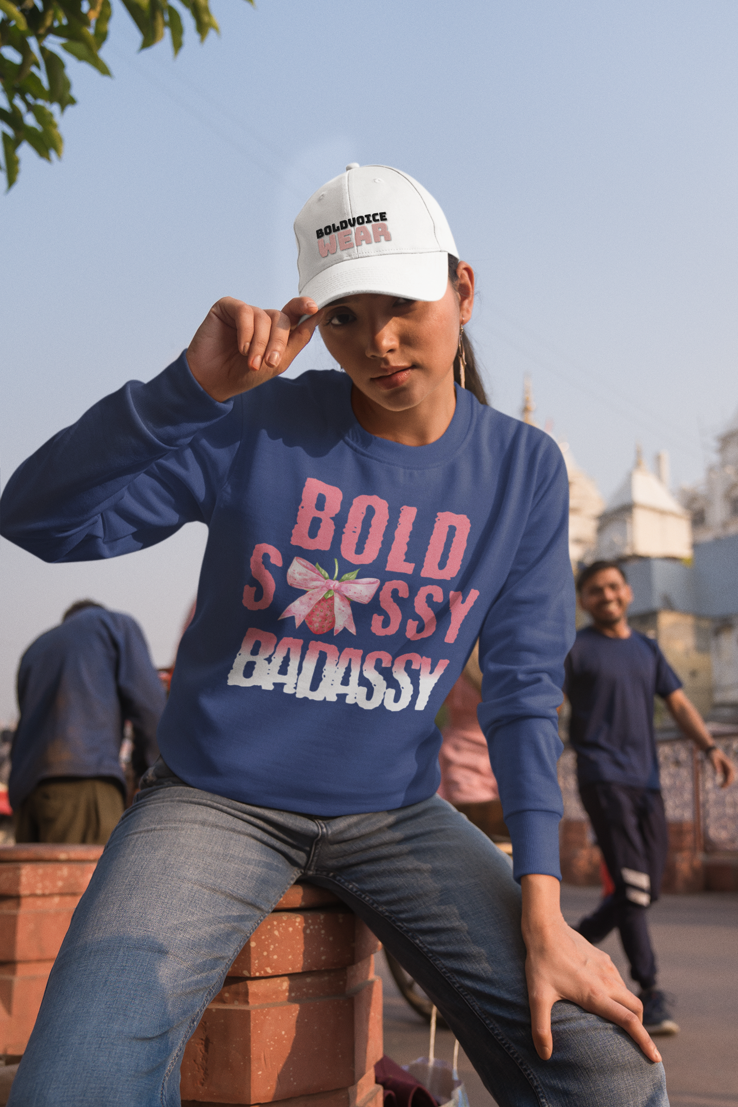 BOLD SASSY BADASSY | PREMIUM CREWNECK SWEATSHIRT FOR WOMEN