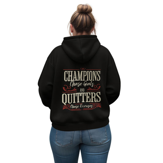 Champions Chase Goals Organic Cotton Hoodie For Women
