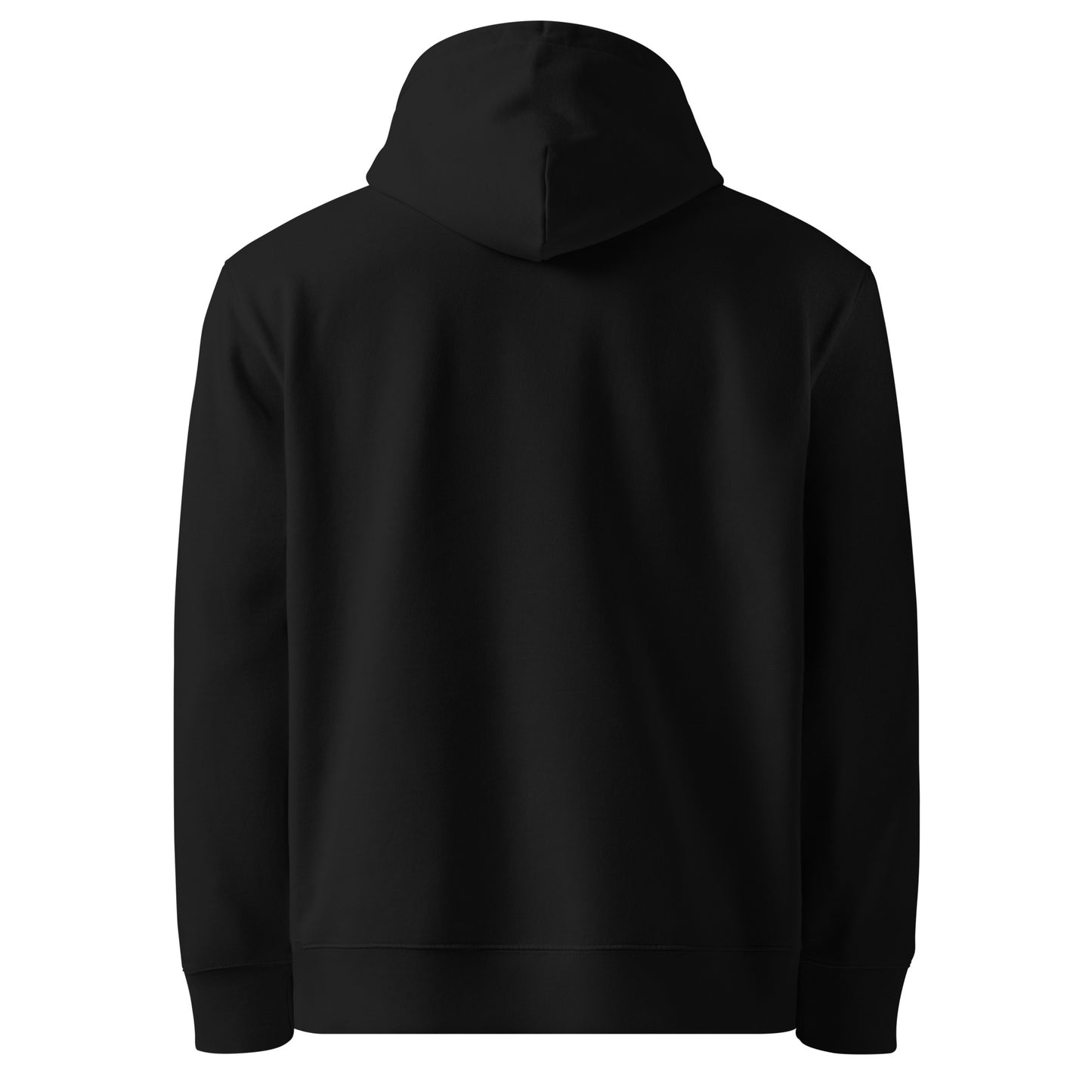 FUELED BY PASSION & COFFEE | ORGANIC COTTON HOODIE FOR WOMEN | BLACK