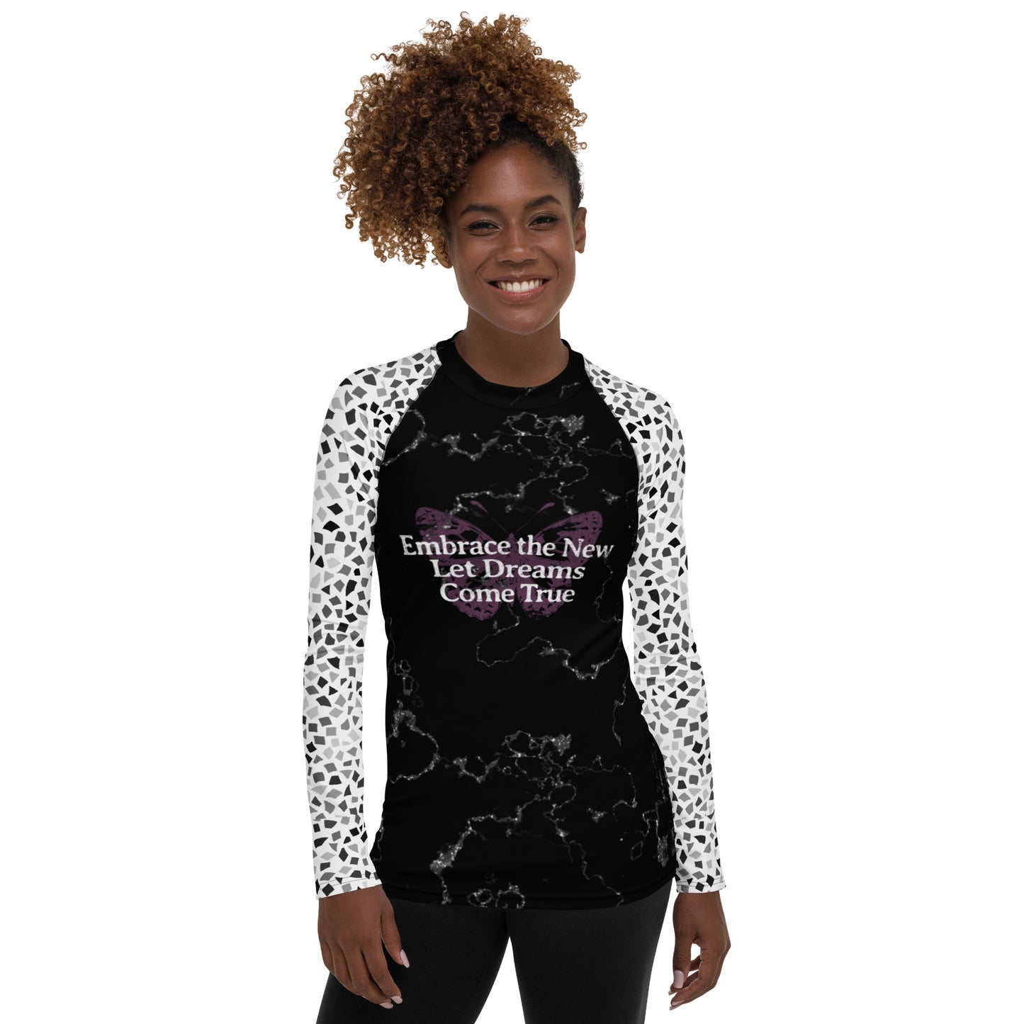 Embrace the New Let Dreams Come True Women's UPF Rash Guard