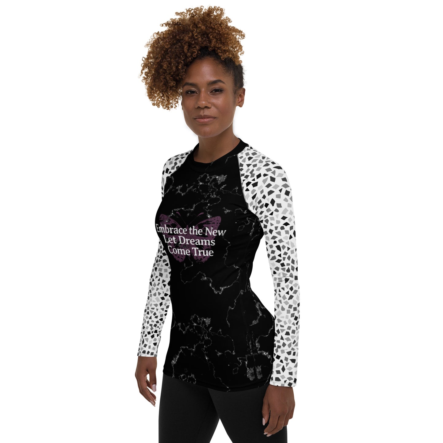 Embrace the New Let Dreams Come True Women's UPF Rash Guard